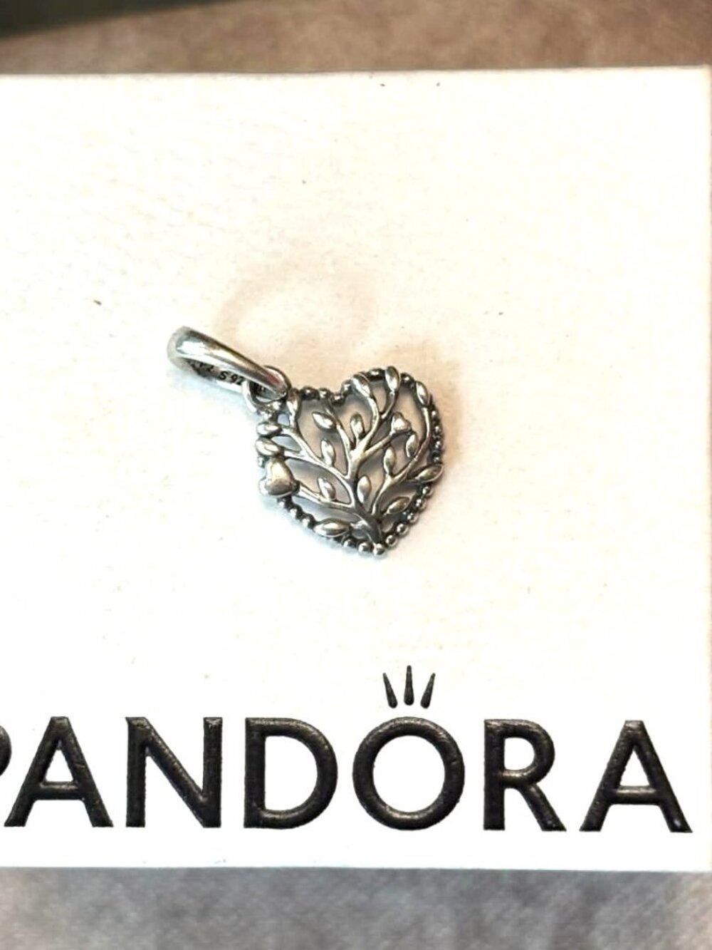 Authentic PANDORA Two Tone, Silver & 14Kt Gold, Heart Tree of Life - 55$